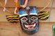 Thailand: Mask for Chiangkhan's own 'Phi Ta Nam' Festival on Chai Kong Road, Chiang Khan, Loei Province